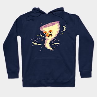 Tornado Cartoon Illustration Hoodie